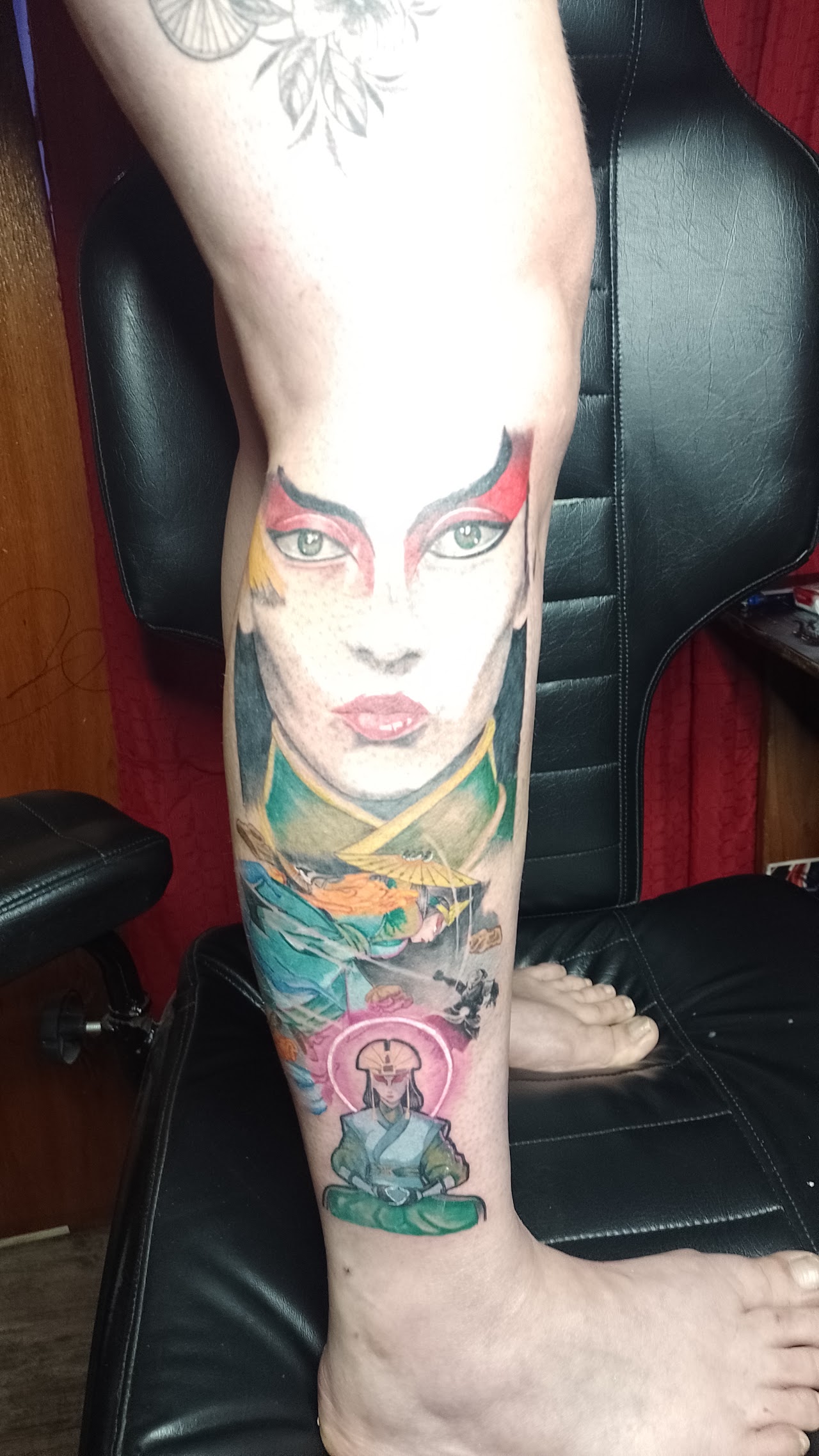 Tatuaje de ilustración a color realizado en Malkavian Tattoo